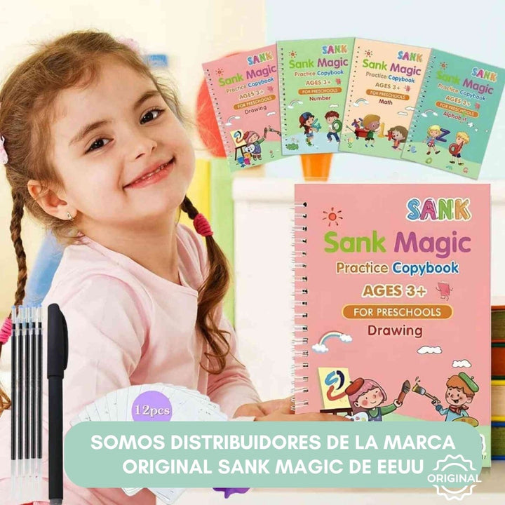 SANK MAGIC® Kit de 4 Libros de Aprendizaje de EEUU