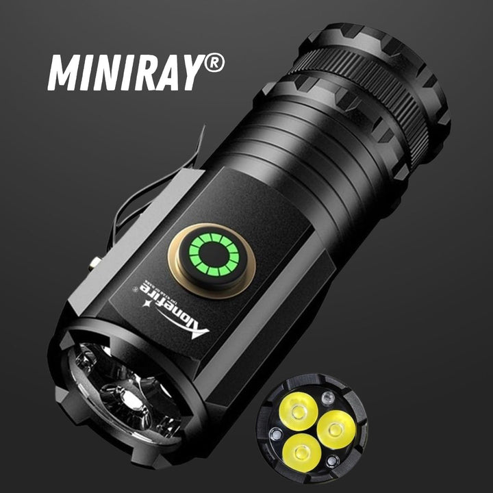 MiniRay® Ilumina tus Aventuras con Potencia y Comodidad