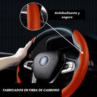 CarFiber® Protector de Ajuste Ergonomico para Volante