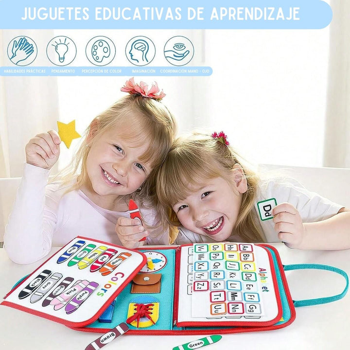 DiscoveryBag® Libro de Aprendizaje Montessori