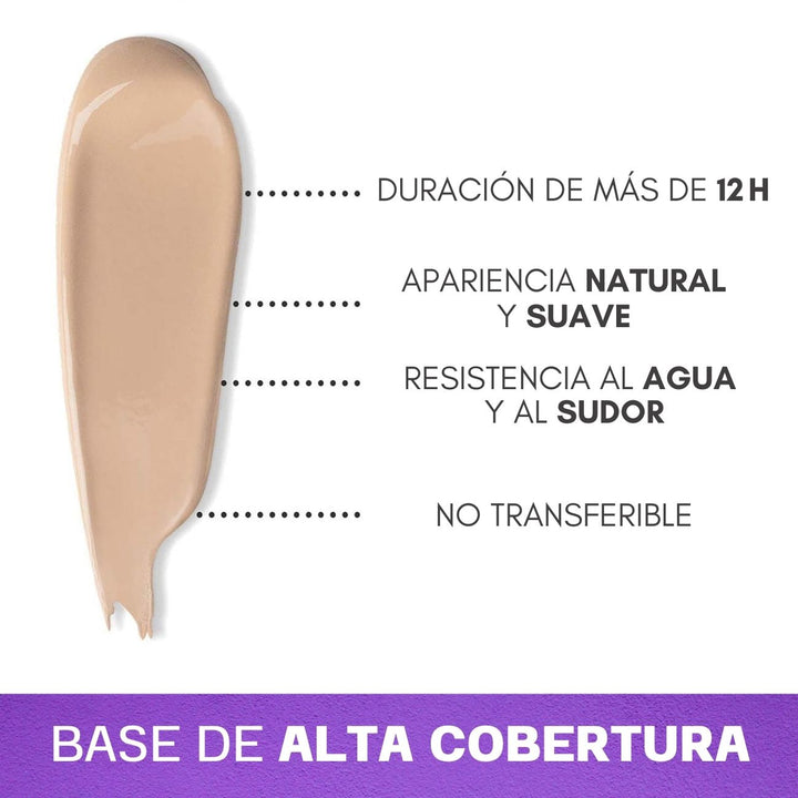 Flawless® Base Corporal de Alta Cobertura a Prueba de Agua