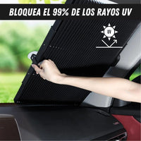 SolarSafe® Protector Retráctil contra Rayos UV para Parabrisas