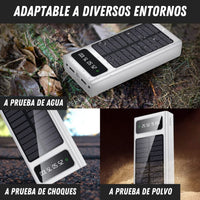 SunBoost® PowerBank de Carga Solar + Linterna