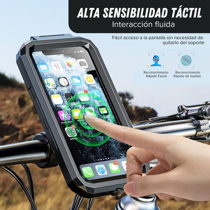 MotoGrip® Soporte Antirrobo de Teléfono para Moto