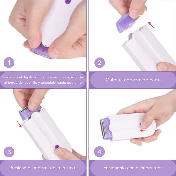 HiBeauty® Depiladora Led de Microoscilación