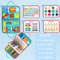 DiscoveryBag® Libro de Aprendizaje Montessori