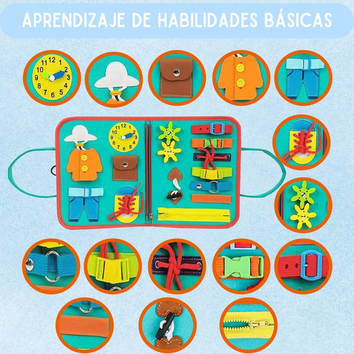 DiscoveryBag® Libro de Aprendizaje Montessori