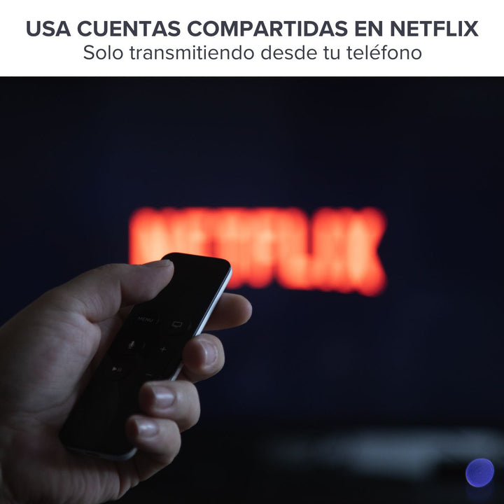 Chromecast® Duplicador de pantalla Full HD 2X1