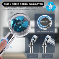 Turbo Shower® Ducha de alta presión