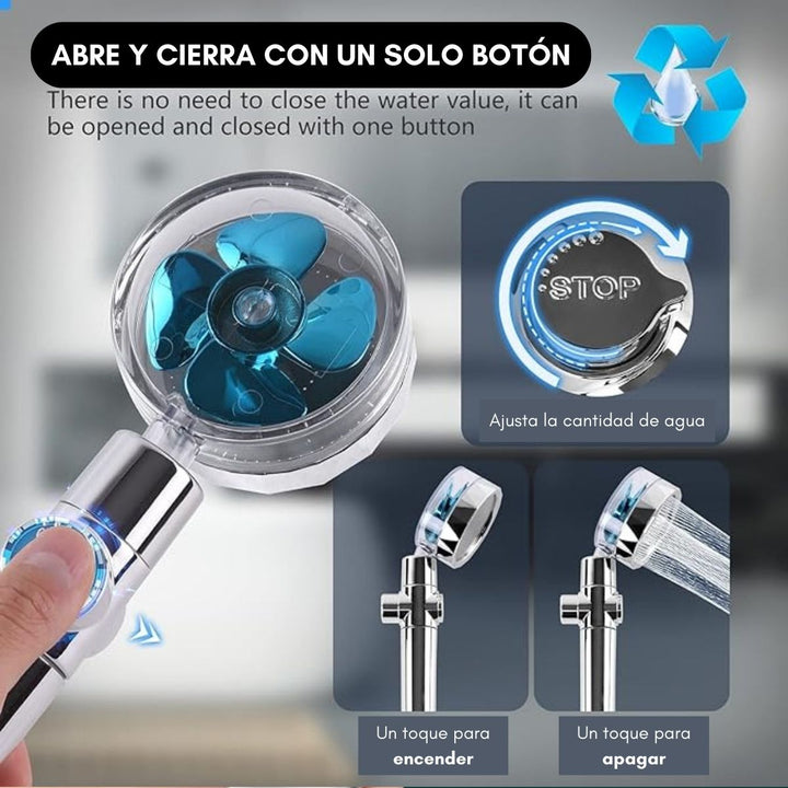 Turbo Shower® Ducha de alta presión