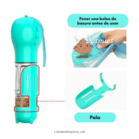 WePet ® Botella 4 En 1 para mascotas