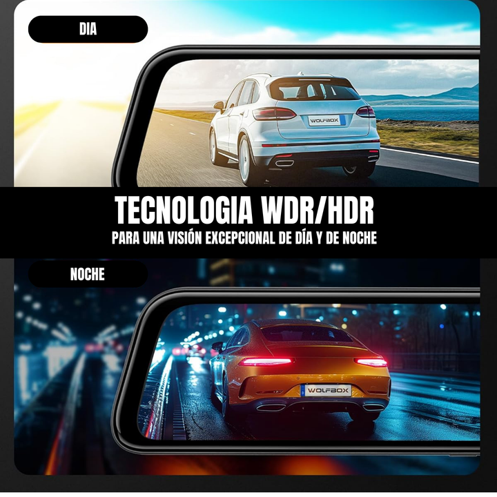 ClearView® Retrovisor con Cámara 4K y Visión Nocturna