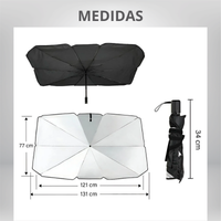 CoolCar® Parasol plegable UV para carros