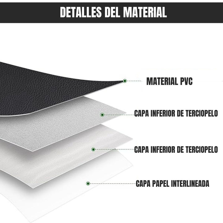 Cuero Autoadhesivo Reparación  50x137cm