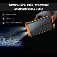 SunBoost® PowerBank de Carga Solar + Linterna