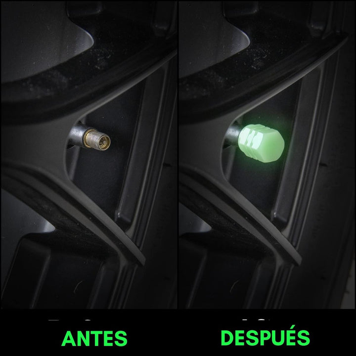 ShineValve® Cubiertas Luminosas para Neumáticos