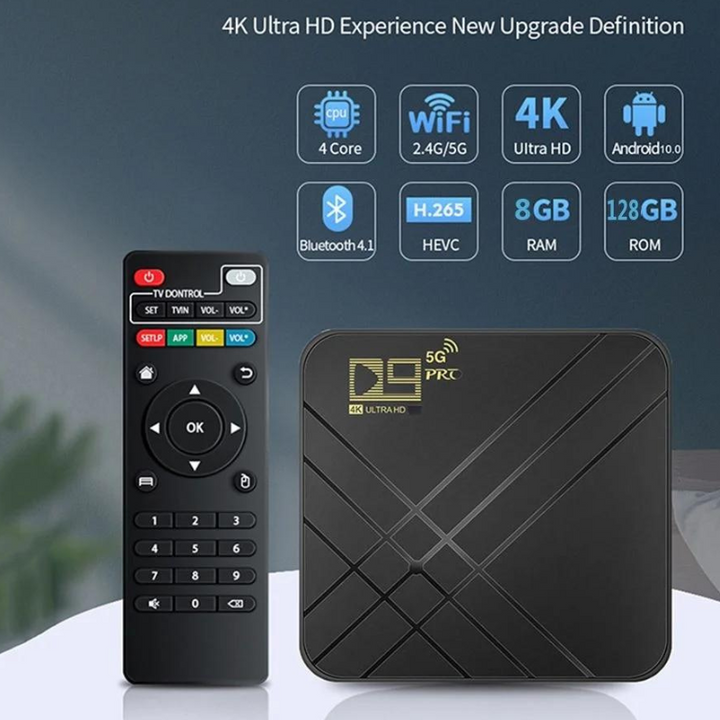 Tv Box D9™ +12.000 Canales Gratis de por Vida