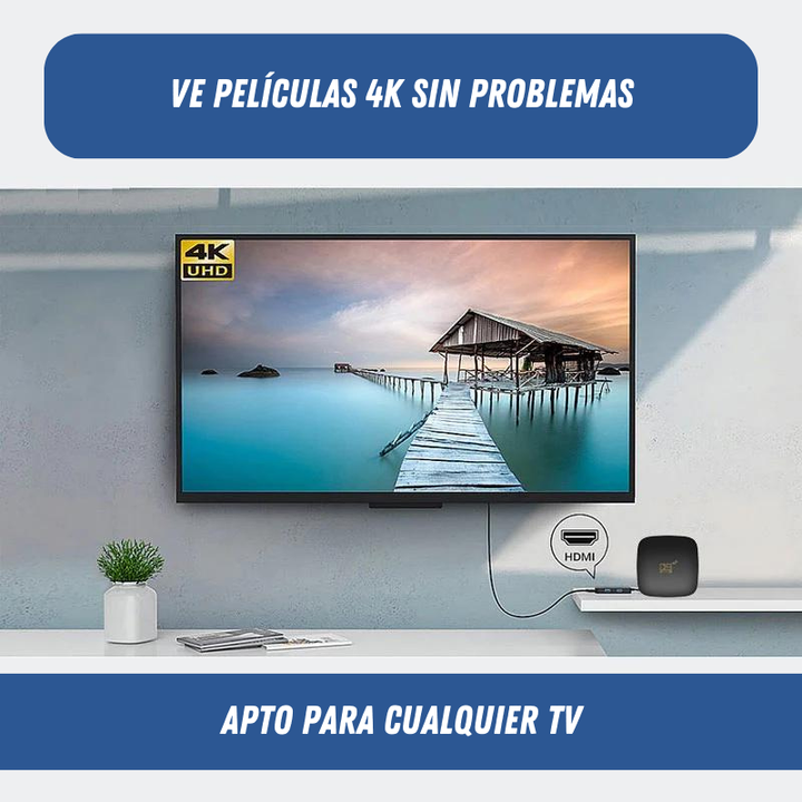 Tv Box D9™ +12.000 Canales Gratis de por Vida