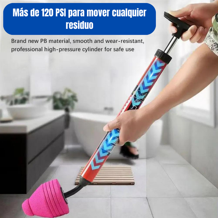 PowerFlush® Destapador Neumático de Alta Presión