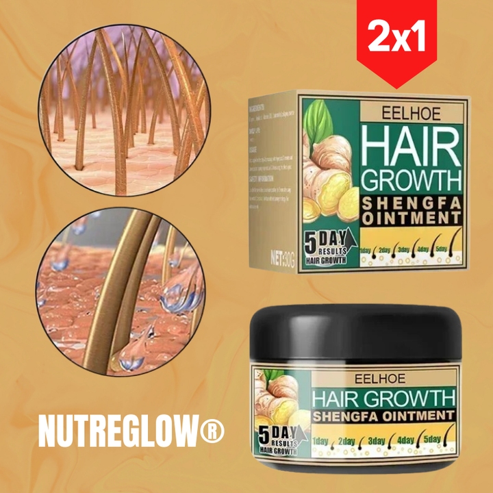 NUTREGLOW® Crema de Jengibre para el Crecimiento 2x1